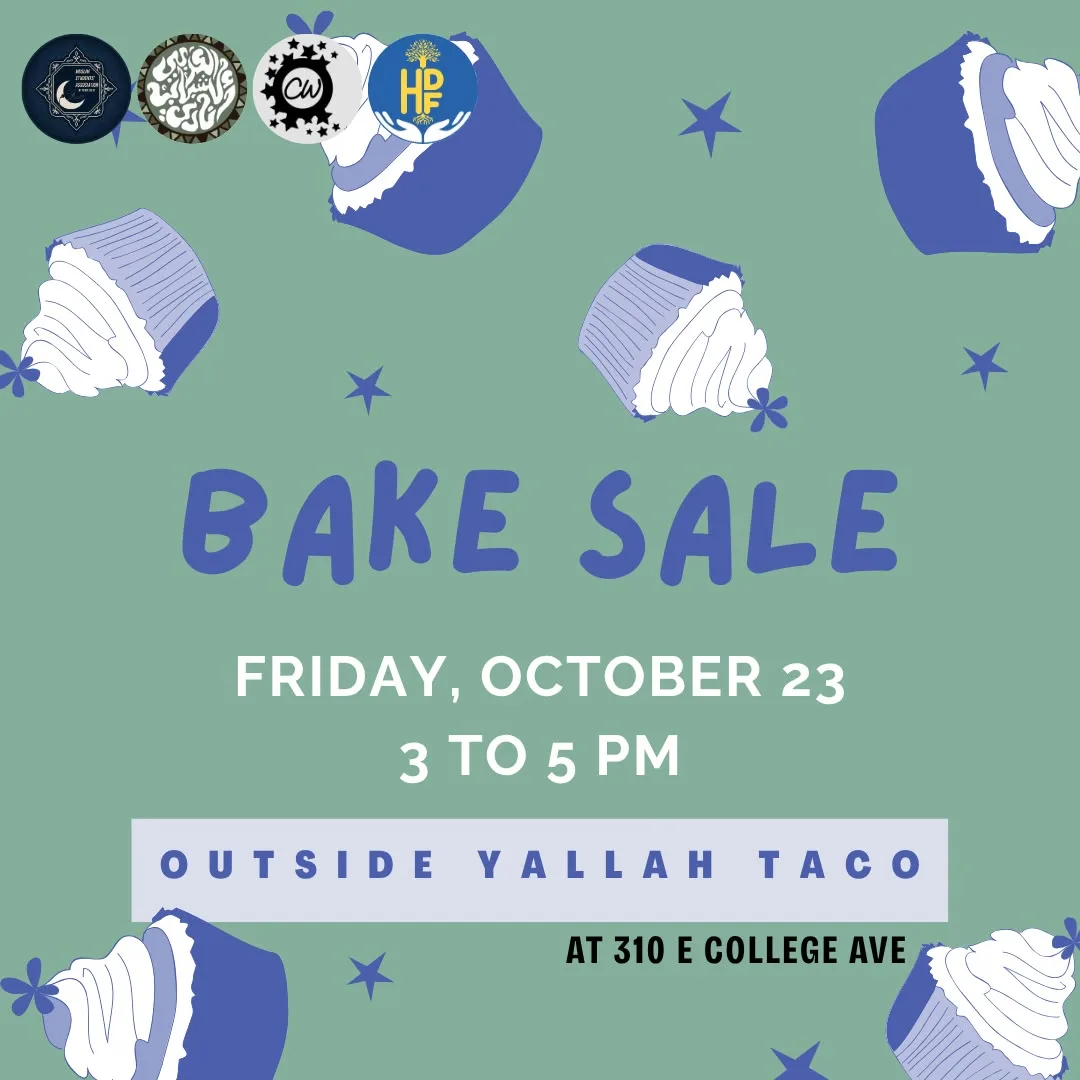 Bake Sale for Charity Week